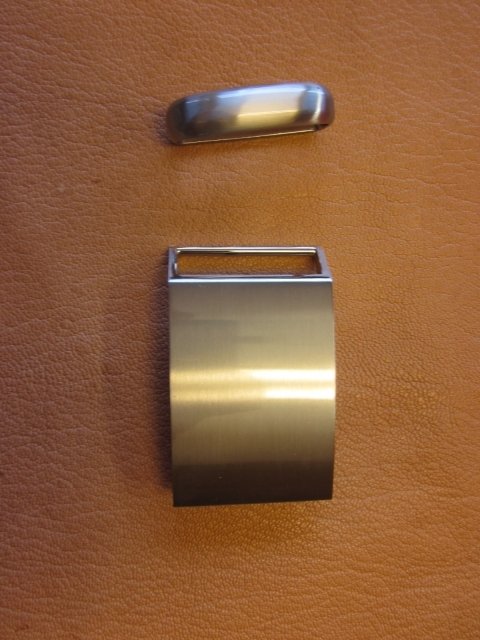 Gürtelschnalle Koppelschließe silber-satiniert Maße: ca.7x4,2 cm. für Gürtel bis 4cm breite.